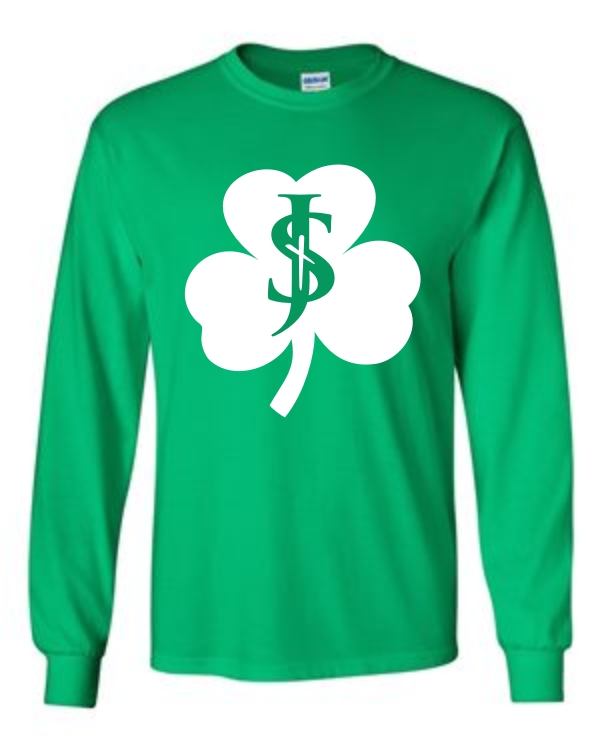 Long-Sleeve "SJS Shamrock" Tee