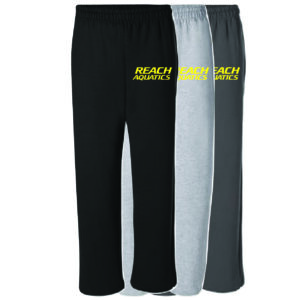 Open Bottom Sweatpants - Hip Logo