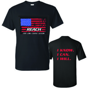 "2019 Long Course" Black Short-Sleeve Tee