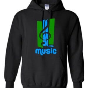 Black Hooded Sweatshirt