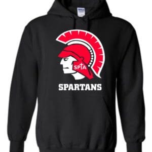 Black Hooded Sweatshirt - Regular or Glitter Print