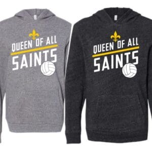 Volleyball Eco-Fleece Hooded Sweatshirt - Choice of Color