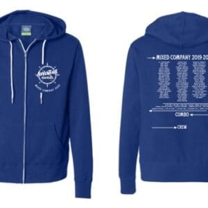 Light-Weight Full-Zip Hooded Sweatshirt