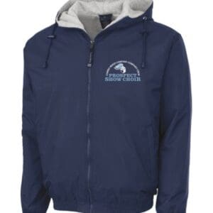 Navy Blue Full Zip Windbreaker
