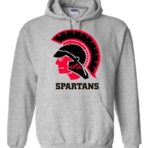 Sport Grey Hooded Sweatshirt - Regular or Glitter Print