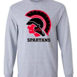 Sport Grey Long-Sleeve T-Shirt - Regular or Glitter Print