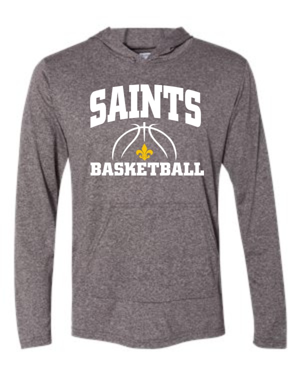 Performance Long-Sleeve Hooded Basketball Tee