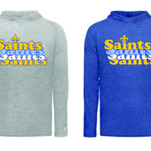 Tri-Blend Hooded Long-Sleeve Tee - Choice of Color