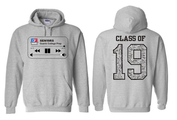 Grey Hooded Sweatshirt