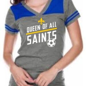 Little Girls / Girls / Ladies V-Neck Soccer Tee