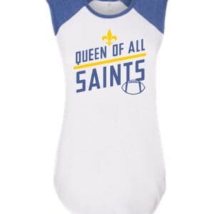 Ladies Football Cap Sleeve Tee