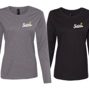 Ladies Ringspun Long-Sleeve Scoopneck Tee - Choice of Color