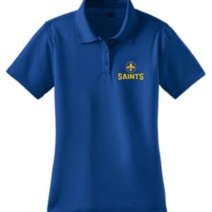 Ladies Performance Royal Blue Polo
