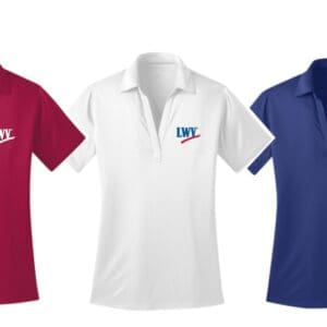 Ladies Performance Polo - Choice of Red, White or Blue