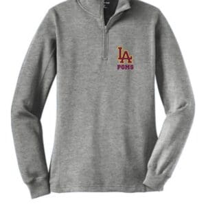 Ladies 1/4 Zip Sweatshirt