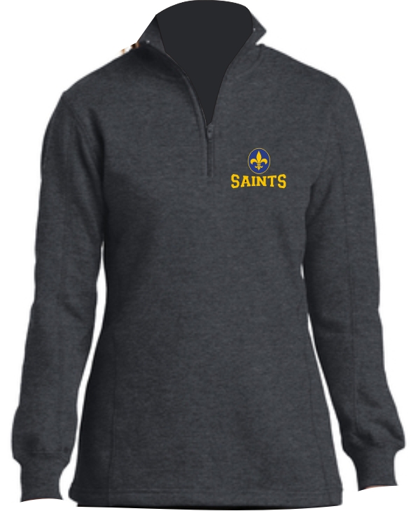 Ladies 1/4 Zip Sweatshirt