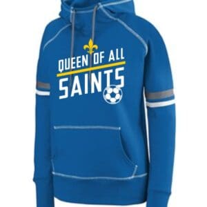 Girls/Ladies Striped Sleeve Soccer Hoodie