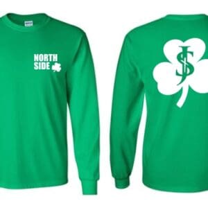 Long-Sleeve "North Side SJS Shamrock" Tee