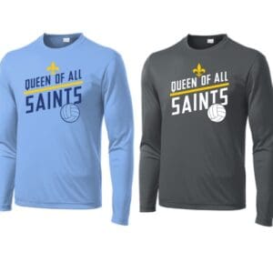 Volleyball Long-Sleeve Performance Tee - Choice of Color