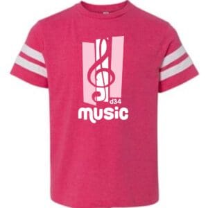 Vintage Pink Sleeve Striped Tee