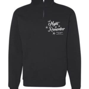 Black Quarter Zip Sweatshirt