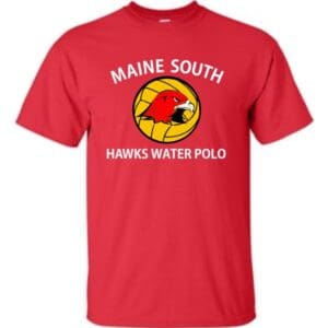 Full-Front Red Short-Sleeve Tee