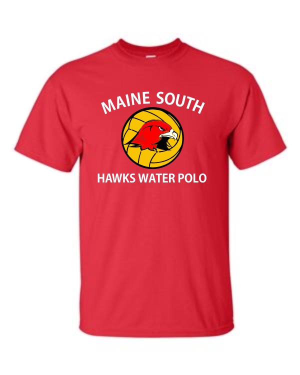 Full-Front Red Short-Sleeve Tee