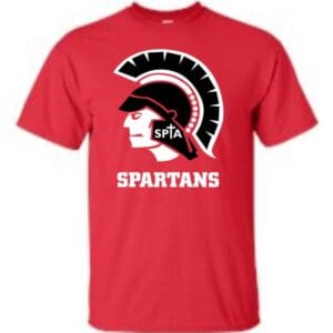 Red Short-Sleeve T-Shirt - Regular or Glitter Print