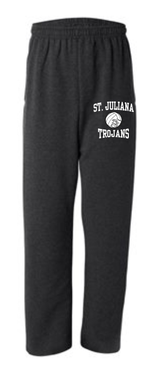 SJS Volleyball Open Bottom Pocketed Sweatpants