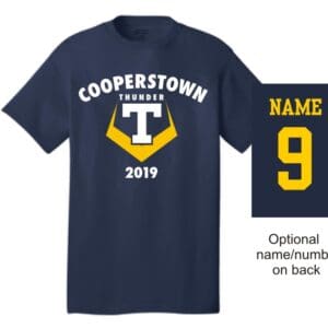 Men's/Youth Cotton Tee - Optional Name and Number on Back