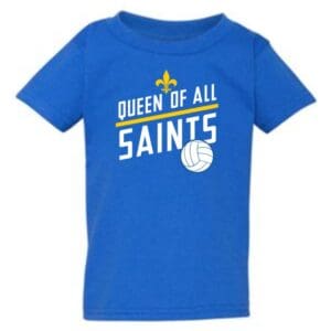 Volleyball Royal Blue Short-Sleeve Tee
