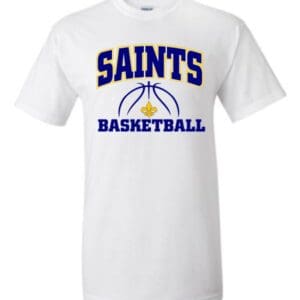 White Short-Sleeve Basketball Tee