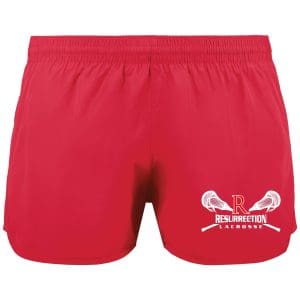 Ladies Red/White Shorts