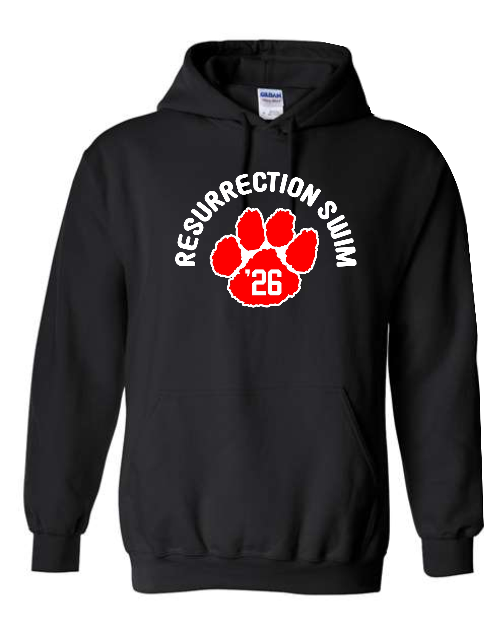 Black Hooded Sweatshirt