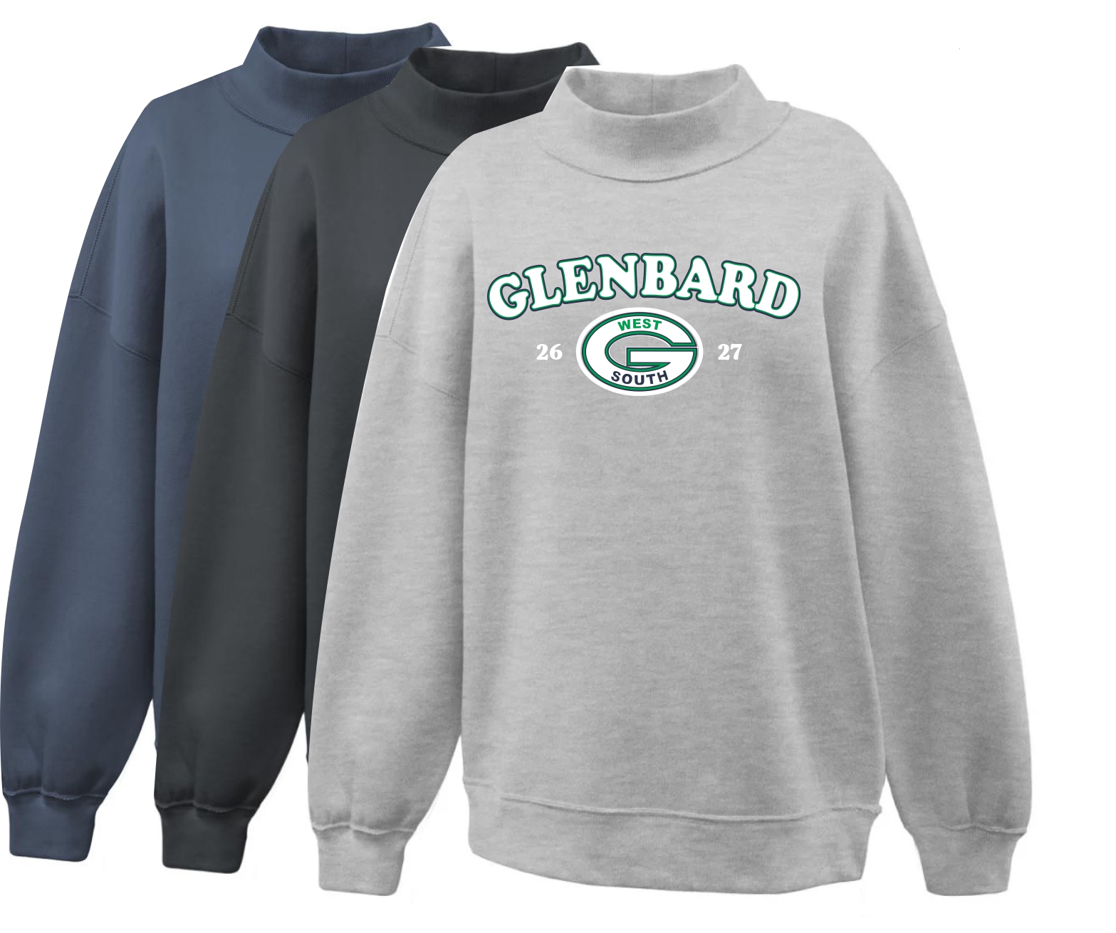 Women's Mock-Neck Sweatshirt / Choice of Color